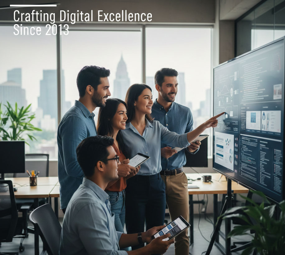 AIT Agency team collaborating on a digital project